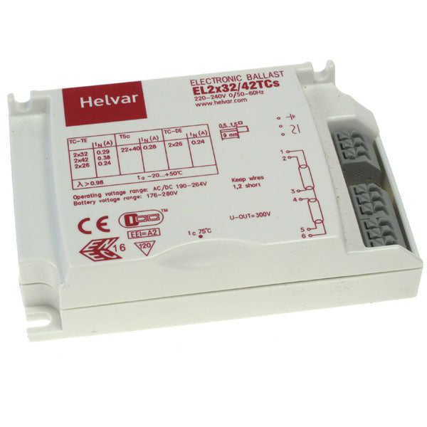 Helvar Electronic Ballast EL 2x32-42W TCs