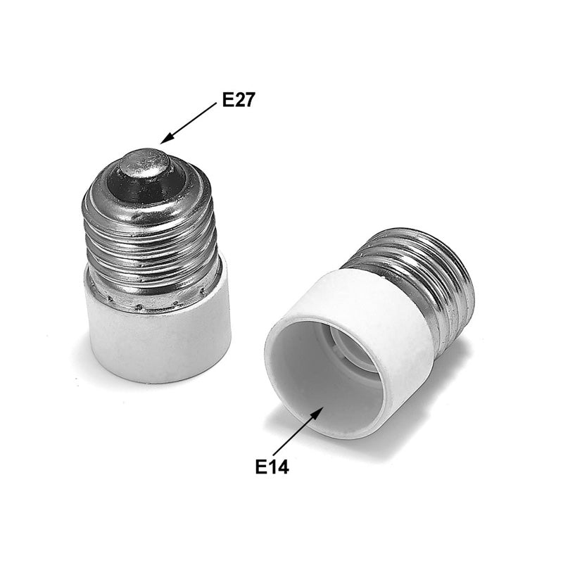 E27 to E14 Lamp Base Adapter, Bulb Socket Converter