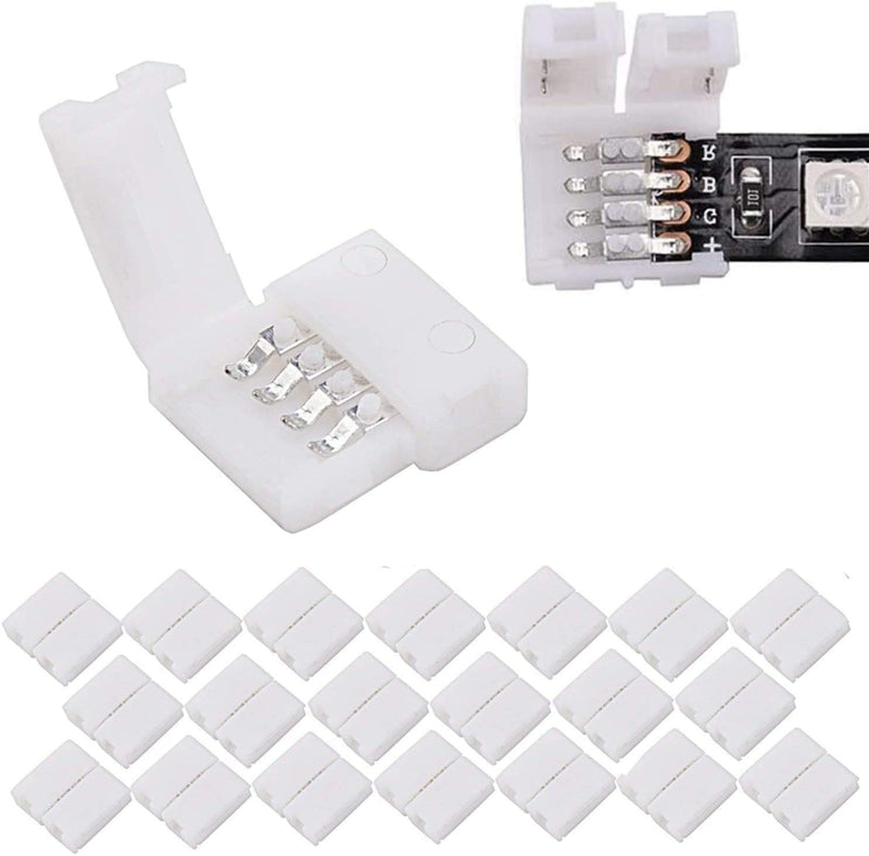 Wink 4-Side Shape Connector 10mm, 4-Pin RGB LED Strip Connector Accessory