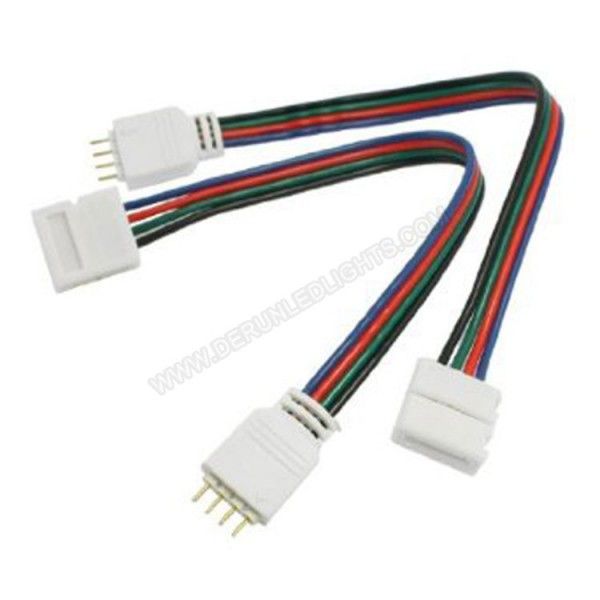 RGB LED Strip Connector, 4-Pin Solderless Joiner for RGB Strip