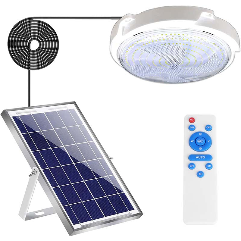 Vettam Solar LED Ceiling Light 100W, Wireless Remote-Controlled Solar Light