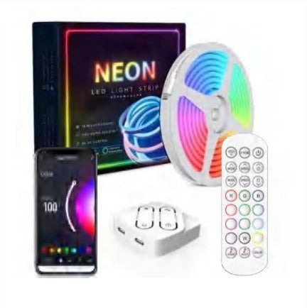 Wink Smart Life WiFi RGB Neon LED Strip 5M, 300 LEDs, IP65 Flexible Neon Rope