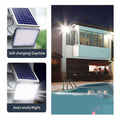Vettam Integrated Folding Solar Flood Light 400W, Adjustable Panel, Off-Grid Flood